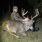Author, Scout Carter, with a harvested buck.